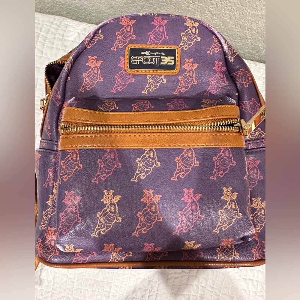 Rare Disney EPCOT 35th Anniversary Figment Loungefly
